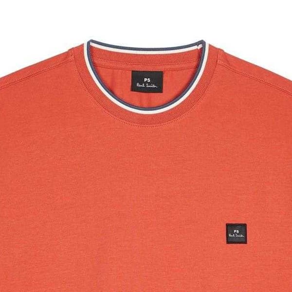 Paul Smith Herr Patch Logo T-shirt S Orange Orange S