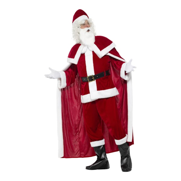 Smiffys Herr Deluxe Jultomtedräkt Set M Röd Red M