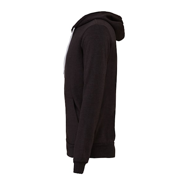 Bella + Canvas Unisex Vuxen Fleece Full Zip Hoodie XL Mörkgrå Dark Grey Heather XL