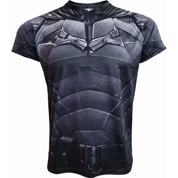 Batman Unisex Vuxen Muskel Cape T-Shirt S Svart Black S