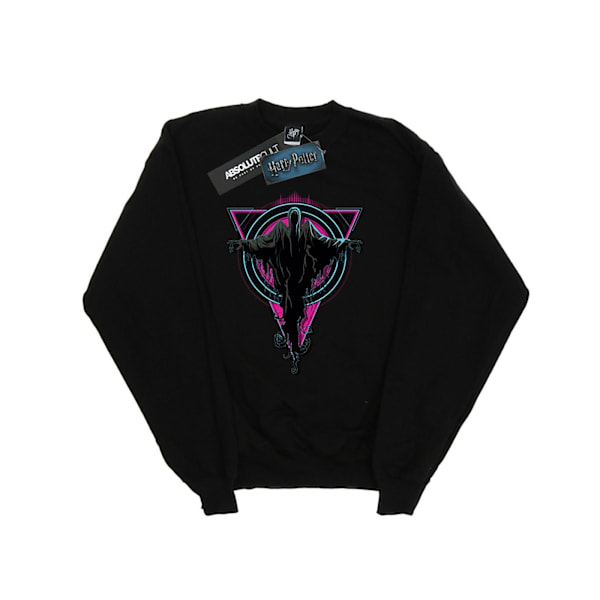 Harry Potter Flickor Neon Dementorer Sweatshirt 9-11 År Svart Black 9-11 Years