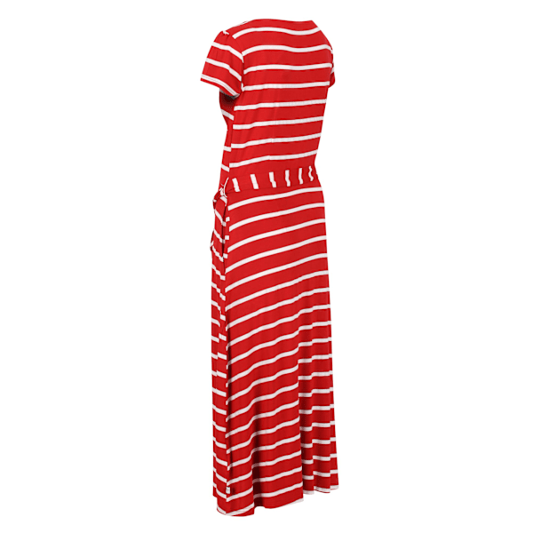 Regatta Womens/Ladies Maisyn Stripe Shirt Dress 10 UK True Red/ True Red/White 10 UK