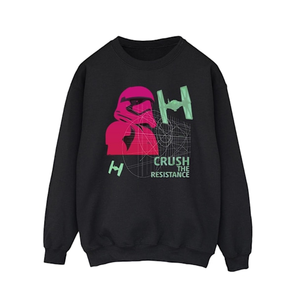 Star Wars Herr First Order Stormtrooper Neon Sweatshirt S Svart Black S