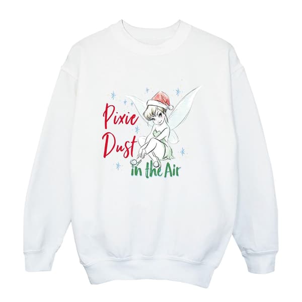 Disney Flickor Tingeling Pixie Dust Tröja 3-4 År Vit White 3-4 Years