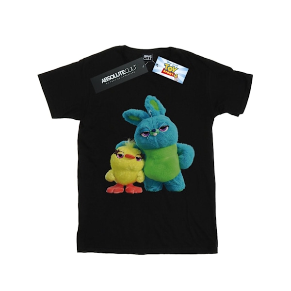 Disney Dam/Damer Toy Story 4 Ducky Och Bunny Bomull Boyfrie Black XL