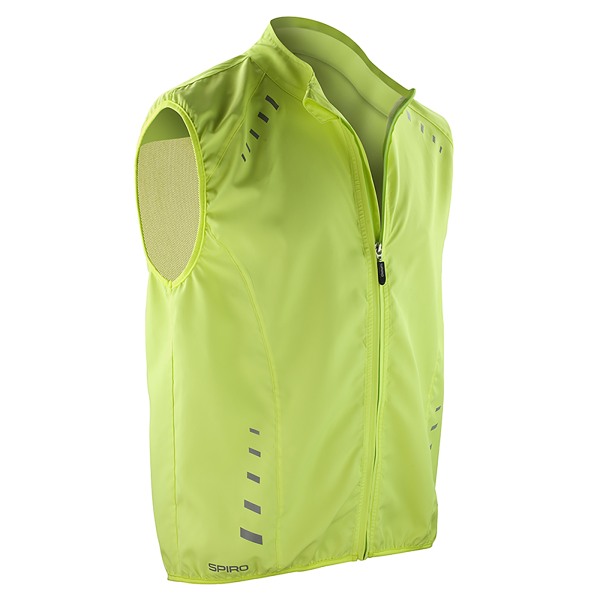 Spiro Mens Bikewear Crosslite träningsbyxa / Sports Bodywarme Neon Lime 2XL