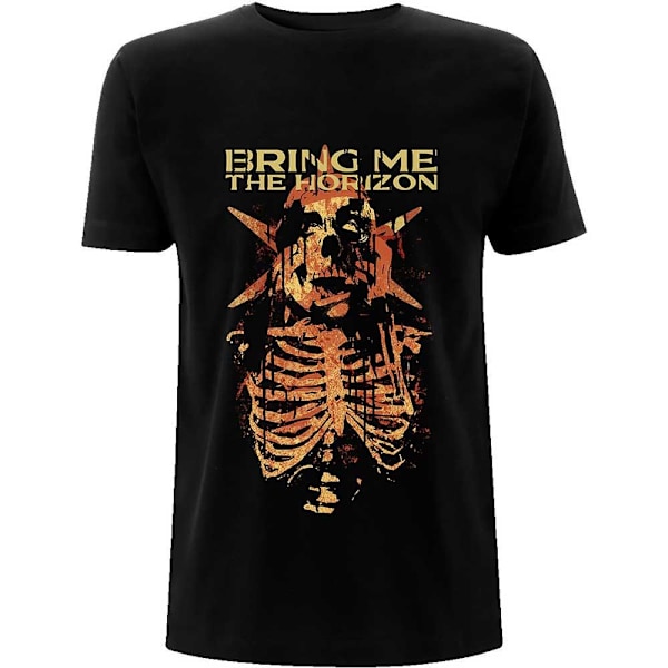 Bring Me The Horizon Unisex Adult Skull Muss T-Shirt M Svart Black M