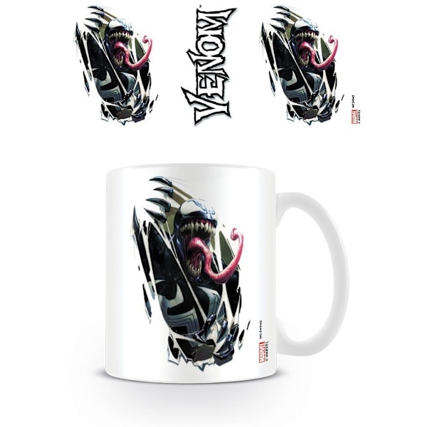 Venom Tearing Through Mug En Storlek Svart/Vit Black/White One Size