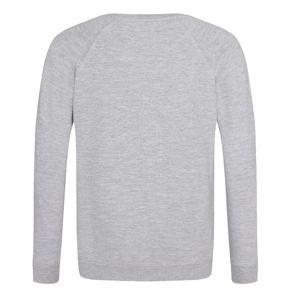 AWDis Academy Barn/Barn Crew Neck Raglan Skoltröja Grey 3-4 Years