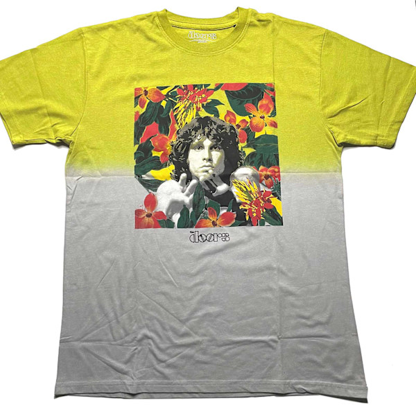 The Doors Unisex Vuxen Bomull T-shirt S Gul Yellow S