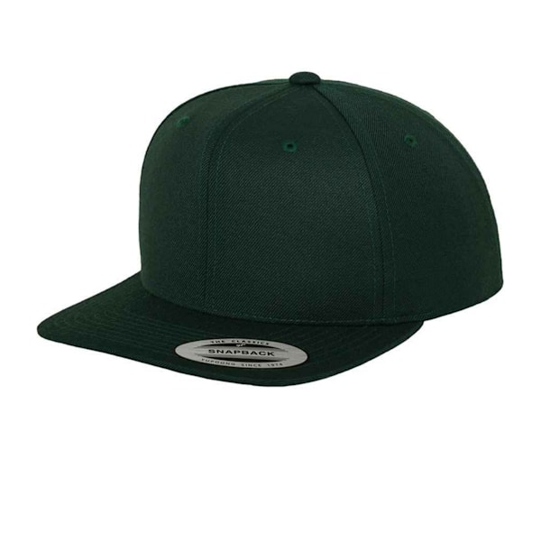 Flexfit Classic Snapback-keps för män, en storlek, gran Spruce Green One Size