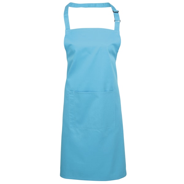 Premier Dam/Kvinnors Färger Bip Förkläde Med Ficka / Arbetskläder Turquoise One Size