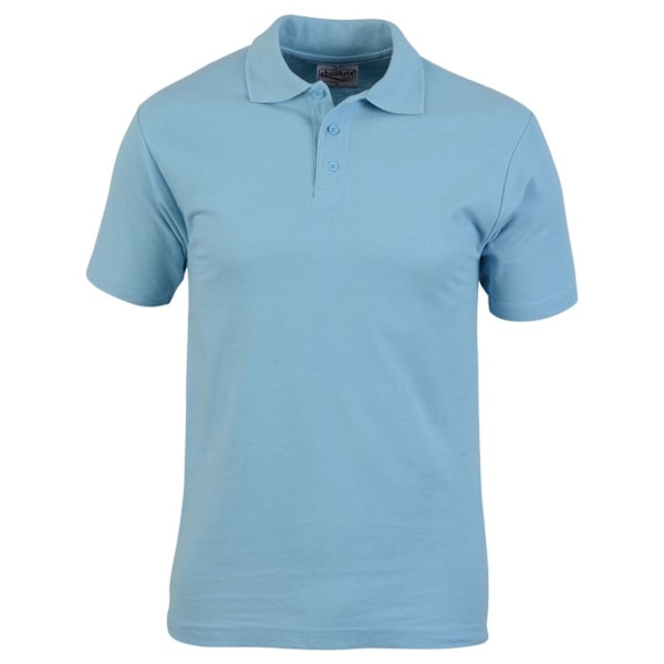 Absolute Apparel Mens Pioneer Polo 4XL Ljusblå Light Blue 4XL