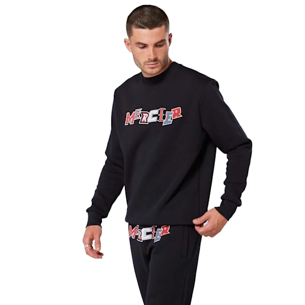 Mercier Anonymous Sweatshirt för Män med Rund Hals XS Marinblå Navy XS