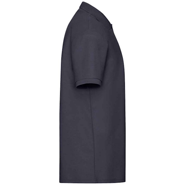 Fruit of the Loom Pique Poloskjorta för Herr M Mörk Marinblå Deep Navy M
