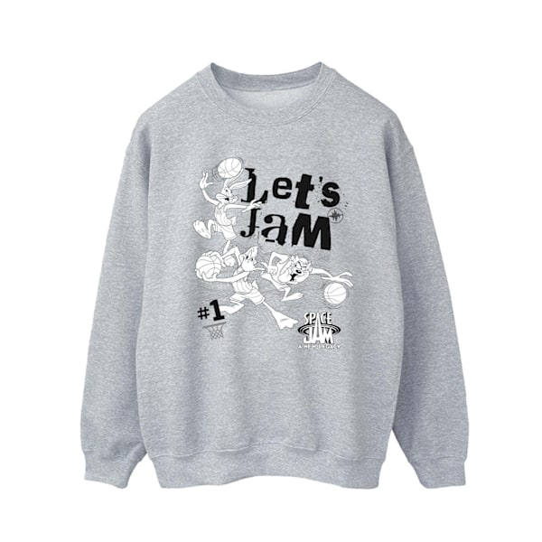 Space Jam: A New Legacy Mens Let´s Jam Sweatshirt 5XL Sports Grå Sports Grey 5XL