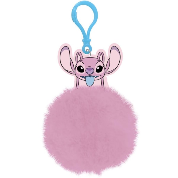 Lilo & Stitch Pom Pom Angel Nyckelring One Size Rosa/Blå Pink/Blue One Size