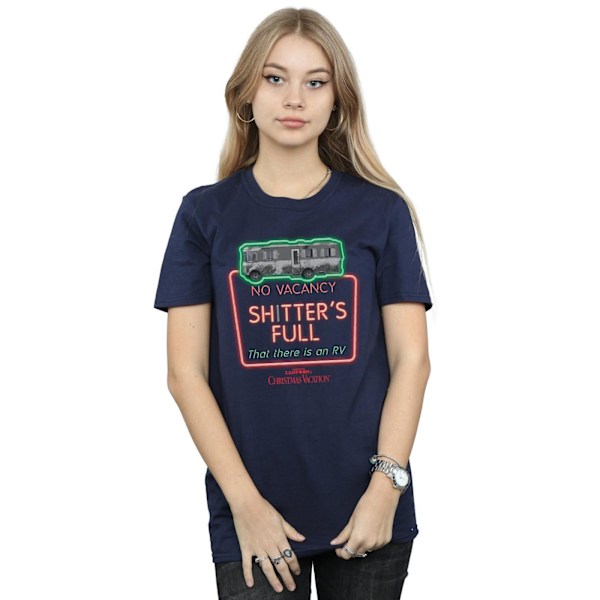 National Lampoon's Christmas Vacation Dam/Damer Greyscale N Navy Blue XL