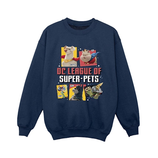 DC Comics Boys DC League Of Super-Pets Profiltröja 12-13 Navy Blue 12-13 Years