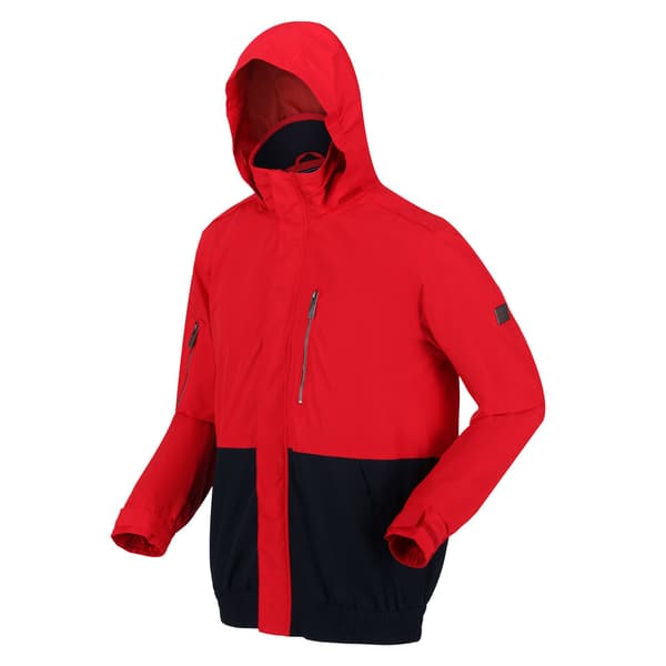 Regatta Feelding Colour Block Vattentät Bomberjacka M T True Red/Navy M