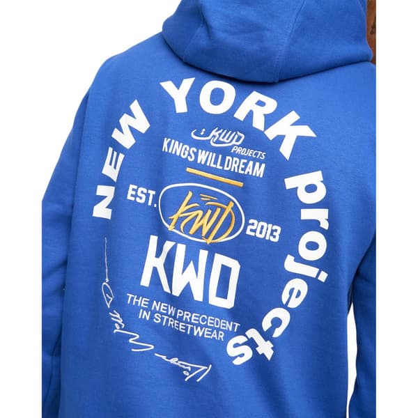 Kings Will Dream Herr Mobalot Hoodie XL Blå Blue XL