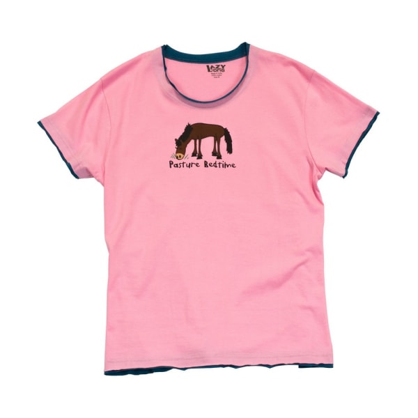 LazyOne Dam/Dam Pasture Bedtime PJ T-Shirt M Rosa Pink M