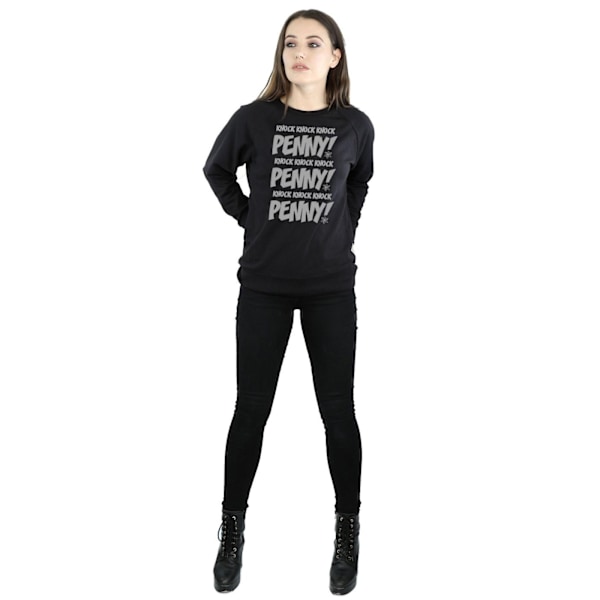 The Big Bang Theory Damkläder Knock Knock Penny Sheldon Sweatshirt Black M