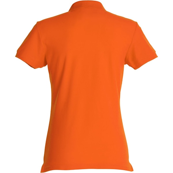 Clique Dam/Dam Plain Pikétröja L Blodorange Blood Orange L