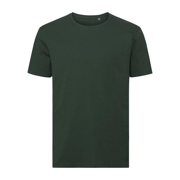 Russell Herr T-shirt ekologisk XS Flaskgön Bottle Green XS