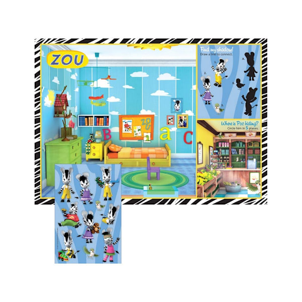 Zou-karaktärer födelsedagsaktivitetskit En storlek Flerfärgad Multicoloured One Size