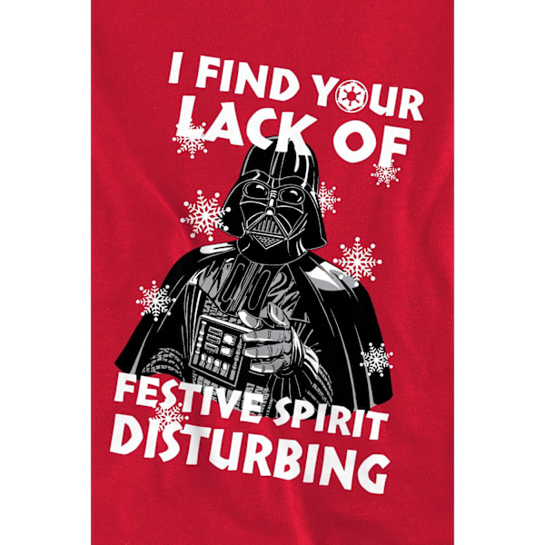 Star Wars Unisex Vuxen Lack Of Spirit Darth Vader Jultröja Red L