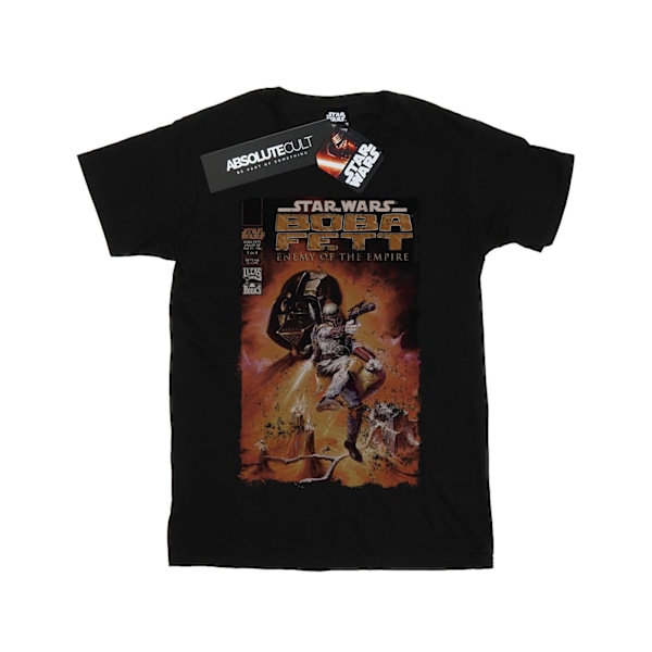 Star Wars Boys Boba Fett Enemy Of The Empire T-Shirt 5-6 år Black 5-6 Years