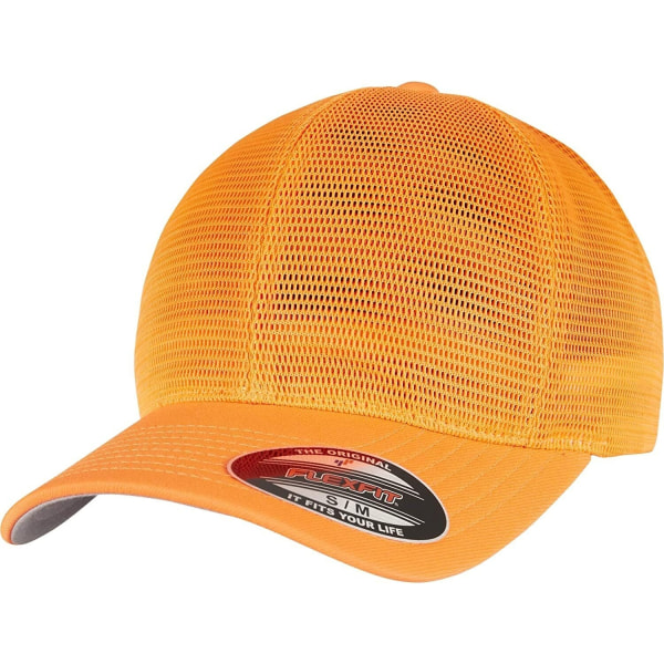 Flexfit Unisex Adult 360 Omnimesh Mesh Cap S-M Neon Orange Neon Orange S-M