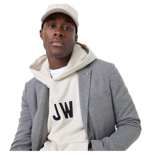 Jack Wills Herr Logo Jersey Kavaj XL Grå Grey XL