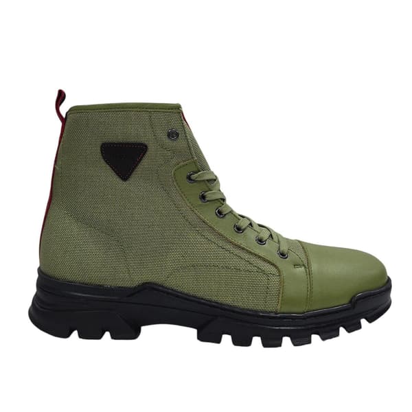 Firetrap Herr Lucas Läder Kängor 7 UK Ljusgrön Light Green 7 UK