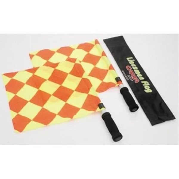 Carta Sport World Cup Linesman Flagga (Pack of 2) One Size Orange Orange/Fluorescent Lime/Black One Size