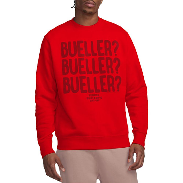 Ferris Bueller's Day Off Unisex Vuxen Ben Stein Sweatshirt XL R Red XL