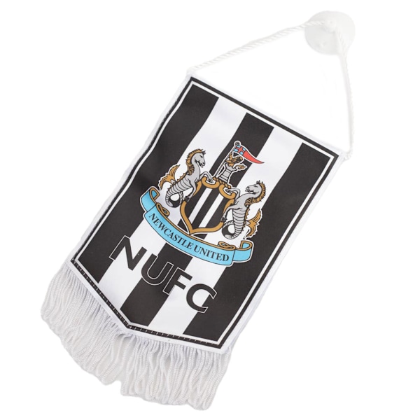 Newcastle United FC Mini Vimpel One Size Svart/Vit Black/White One Size