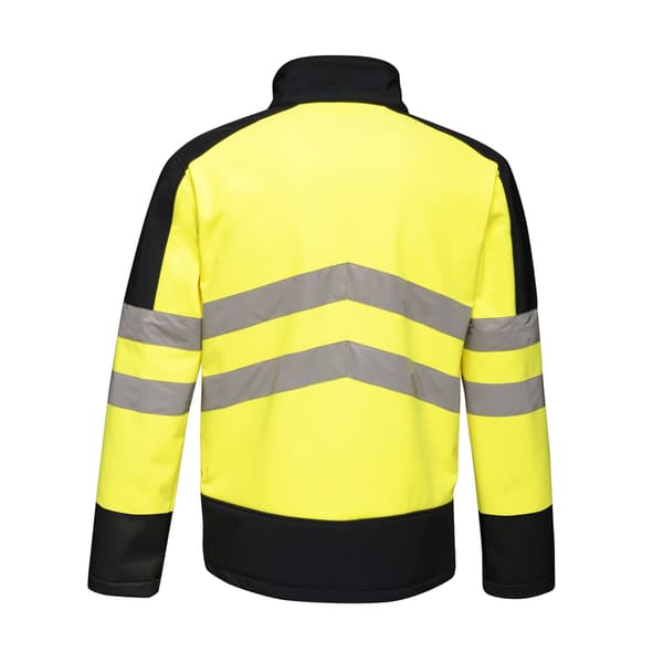 Regatta Professional Unisex Vuxen Varsel Reflex Softshelljacka Yellow/Navy S