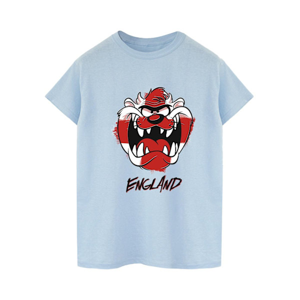 Looney Tunes Herr Taz England Face T-shirt XXL Baby Blue Baby Blue XXL