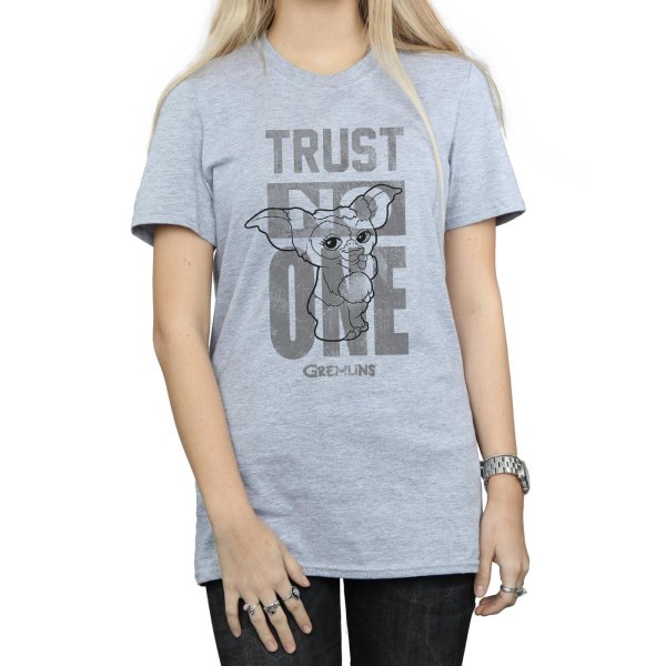 Gremlins Womens/Ladies Trust One Mogwai Cotton Boyfriend T-Shir Sports Grey XXL