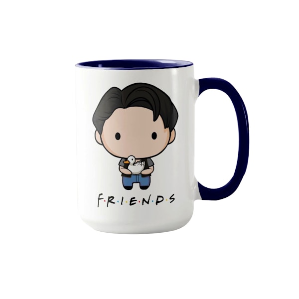 Friends Chibi Joey Mugg En Storlek Vit/Blå/Marinblå White/Blue/Navy One Size