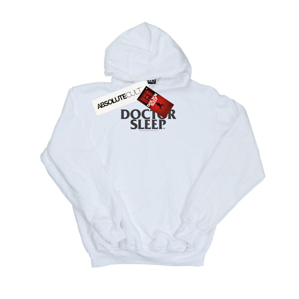 Doctor Sleep Herr Text Logo Hoodie S Vit White S