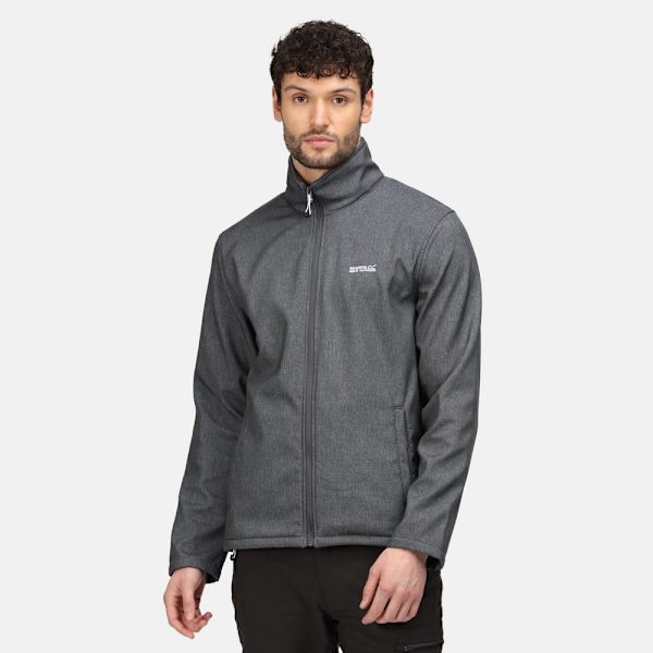 Regatta Cera V Vindtät Softshelljacka för Män M Seal Gre Seal Grey Marl M