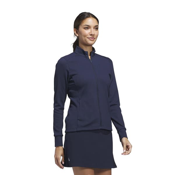 Adidas Dam/Dam Performance Texturerad Heldragen Jacka S Col Collegiate Navy S
