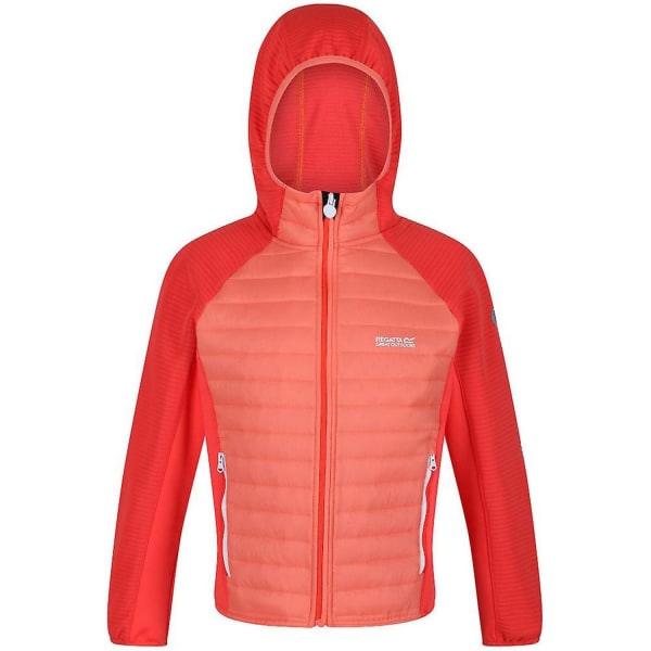 Regatta Childrens/Kids Kielder V Hybrid Insulated Jacket 7-8 år Fusion Coral/Neon Peach 7-8 Years