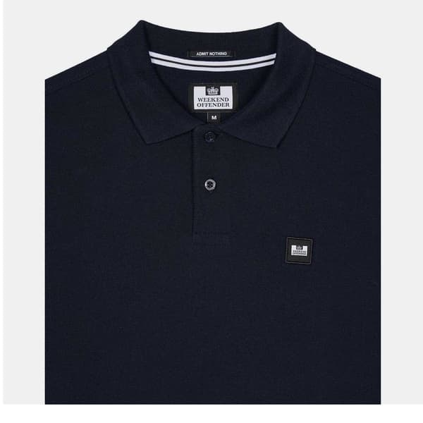 Weekend Offender Långärmad Pikétröja för Herr L Marinblå Navy L