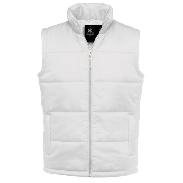 B&C Herr Body Warmer XL Vit White XL