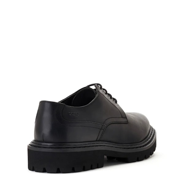Base London Herr Wick Läder Derby Skor 8 UK Svart Black 8 UK