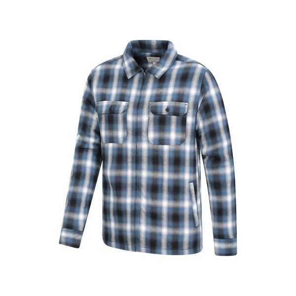 Mountain Warehouse Mens Stream II Flannel Lined Shirt XS Charco Charcoal XS